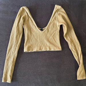 OUT FROM UNDER — long sleeve crop top